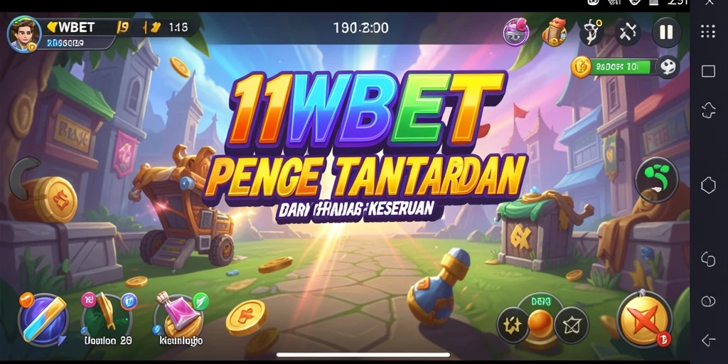 Tampilan gameplay seru dari 11WBET dengan tantangan tingkat tinggi.