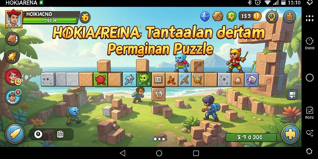 Tampilan gameplay HOKIARENA yang seru dan menantang.