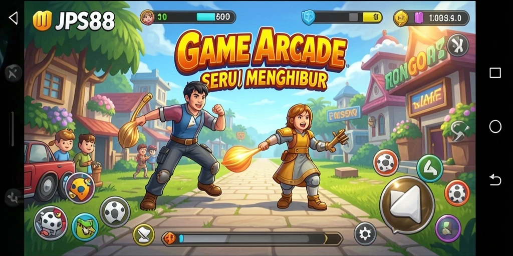Tampilan gameplay seru dari JPS88 dengan tantangan menarik.