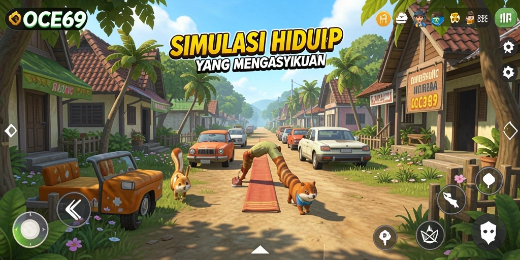 Screenshot OCE69 menampilkan gameplay simulasi yang menarik dan interaktif.