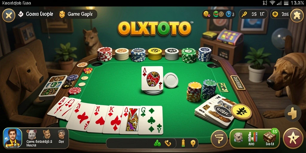 Tampilan gameplay Gaple di OLXTOTO yang seru dan interaktif.