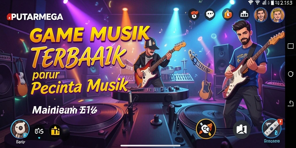 Screenshot gameplay PUTARMEGA menampilkan aksi seru dan antarmuka yang menarik.