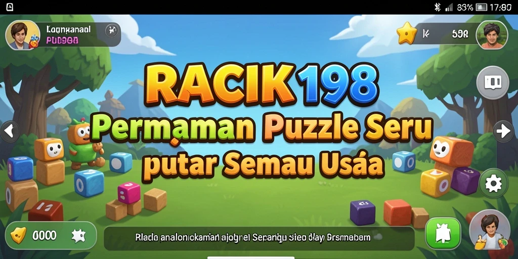 Tampilan gameplay RACIK198 yang menantang dalam permainan puzzle.