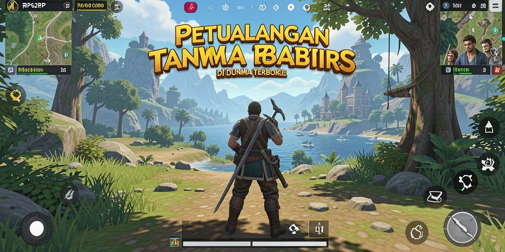 Tampilan gameplay Open World yang mendebarkan di RP62RP.