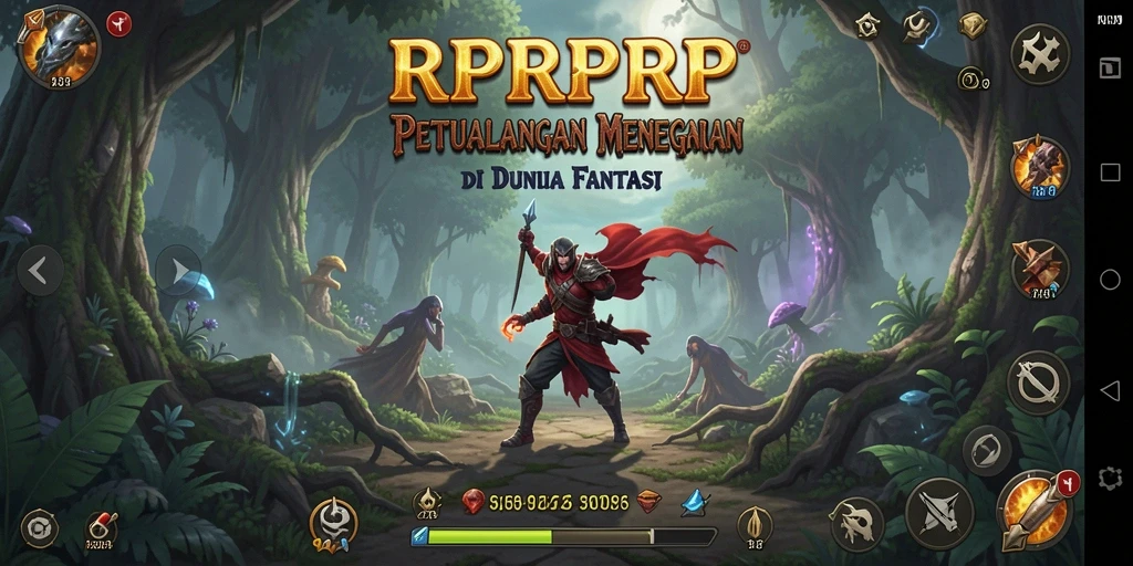 Tampilan menawan dari gameplay petualangan RPRPRP.